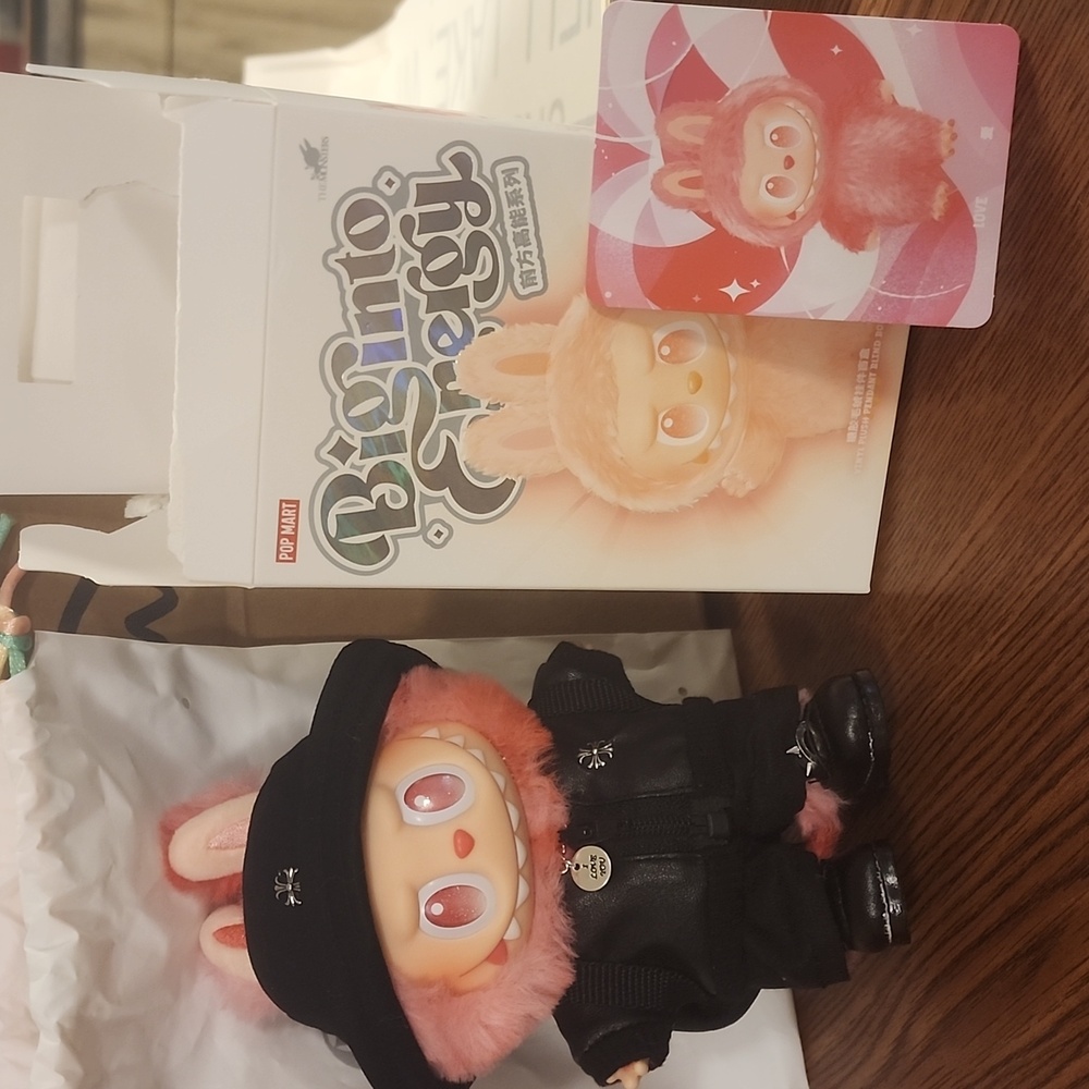 Authentic Popmart Big into Energy Labubu LOVE